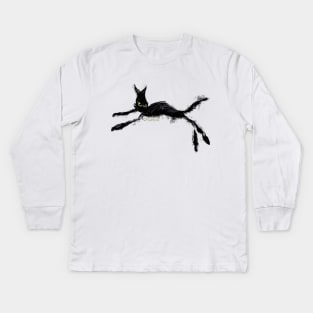 Cat Dust Kids Long Sleeve T-Shirt